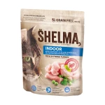 Bezzbożowa sucha karma dla kota Shelma Indoor bogata w indyka 750g